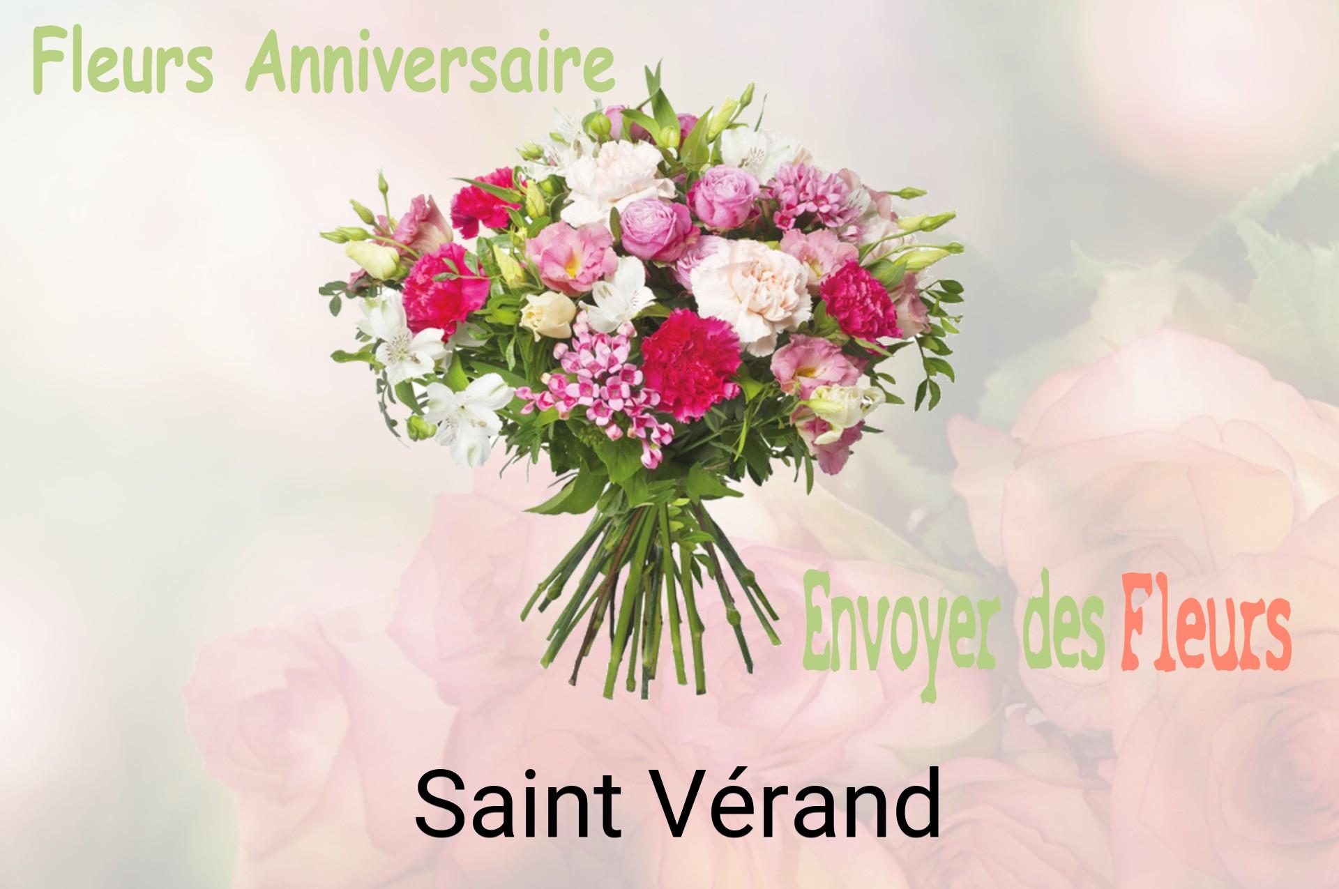 Bouquet de fleurs d’anniversaire livré à Saint-Vérand